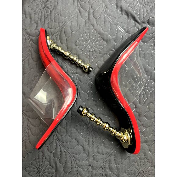 Cape Robbin Metro Red Heels Sandal Chic Cute Sexy Party Summer Casual SZ 6:NWOB - Picture 12 of 12